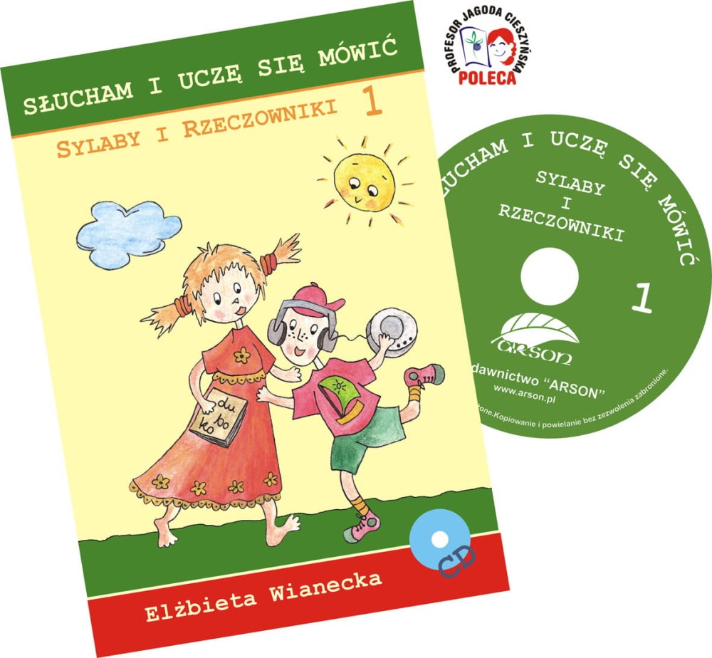 Sylaby i rzeczowniki - płyta dla dzieci część pierwsza